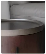 طاولة جانبية للسرير على شكل دائري - Image 9