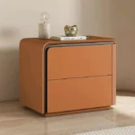 طاولة جانبية للسرير بزاوية منحنية - Image 3