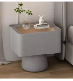 ⁦طاولة جانبية للسرير على شكل مربع⁩ - الصورة ⁦3⁩