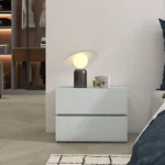 طاولة جانبية للسرير بشكل مربع - Image 3