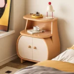 طاولة جانبية للسرير متعددة الاستخدام