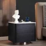 طاولة جانبية للسرير مربعة الشكل - Image 3