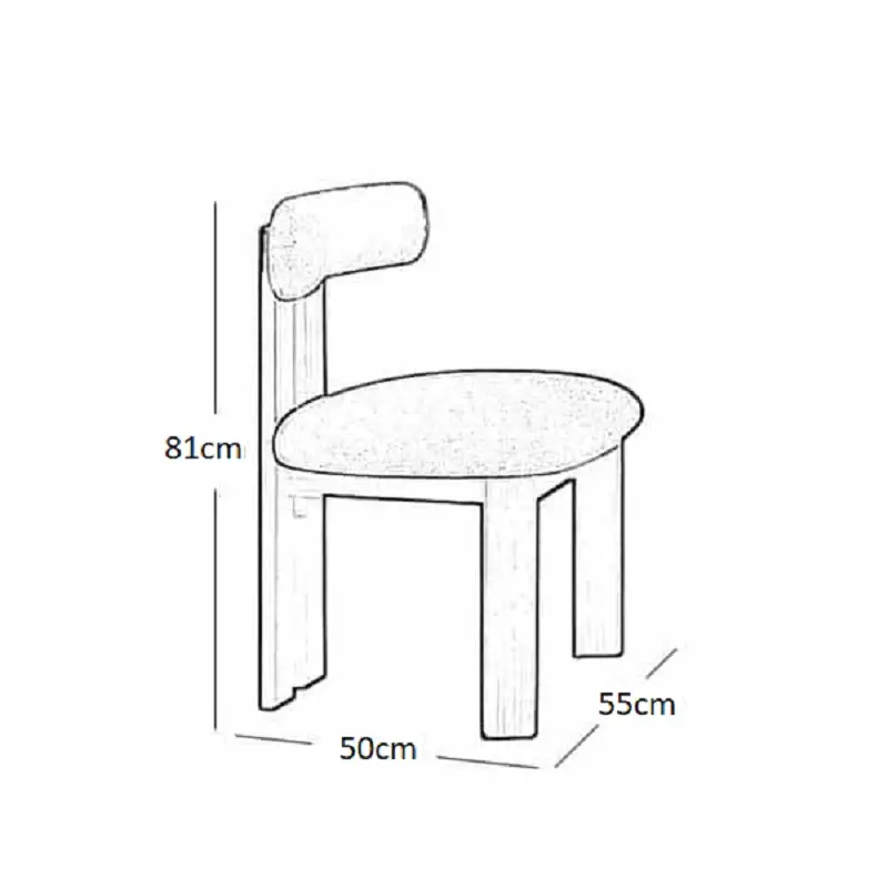 طاولة طعام خشبية بيضاوية مع كراسي مودرن