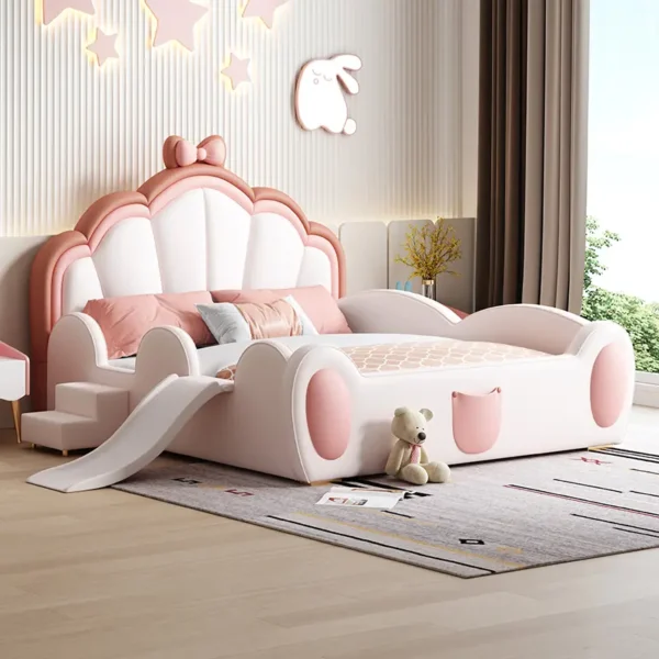 سرير أطفال للبنات بتصميم فاخر