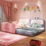 سرير اطفال مندمج بتصميم كارتوني