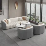 طقم كنب مع طاولة قهوة