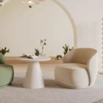 ⁦طقم كراسي قهوة فاخرة لغرفة المعيشة⁩ - الصورة ⁦2⁩