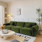 كنب لغرفة المعيشة بتصميم فرنسي