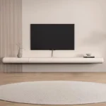 طاولة تلفاز بتصميم معلق بسيط