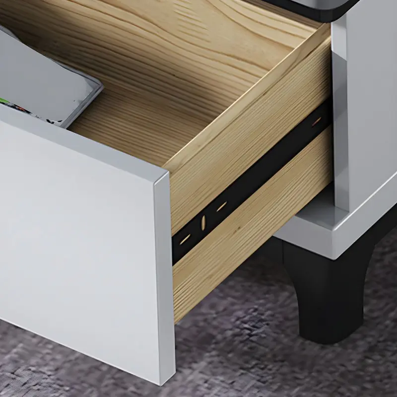 طقم طاولة قهوة مع تلفاز بتصميم مودرن