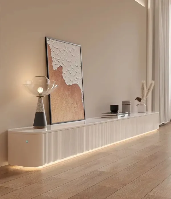 طقم طاولة قهوة مع تلفاز راقي