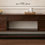 بوفيه لغرفة الطعام بتصميم عتيق