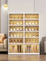 خزانة أحذية خشبية للتخزين المنظم في مدخل المنزل