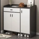 خزانة أحذية عصرية بتصميم بسيط للمدخل