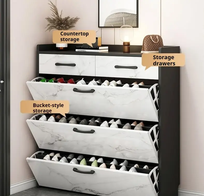 خزانة أحذية فاخرة لغرفة المعيشة 