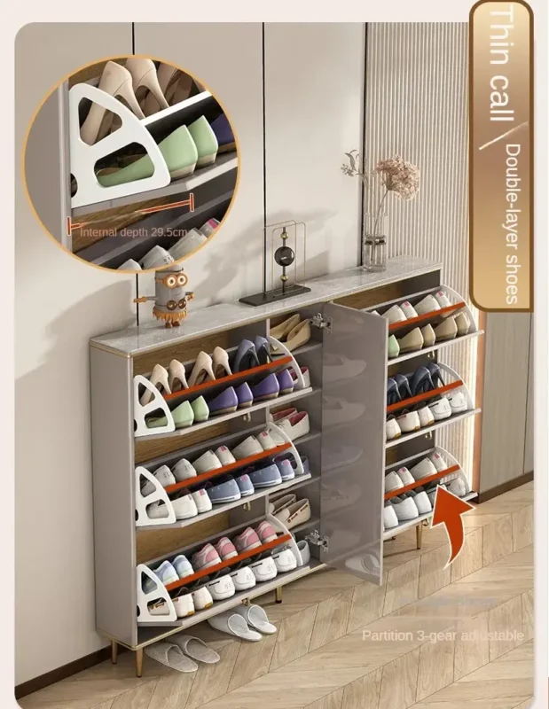 خزانة أحذية بتصميم فاخر