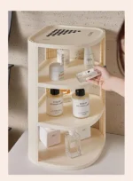 رف أحذية خشبي بتصميم عملي مناسب لتنظيم الأحذية داخل غرفة المعيشة أو مدخل المنزل