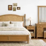 غرفة نوم بتصميم ريفي مميزة