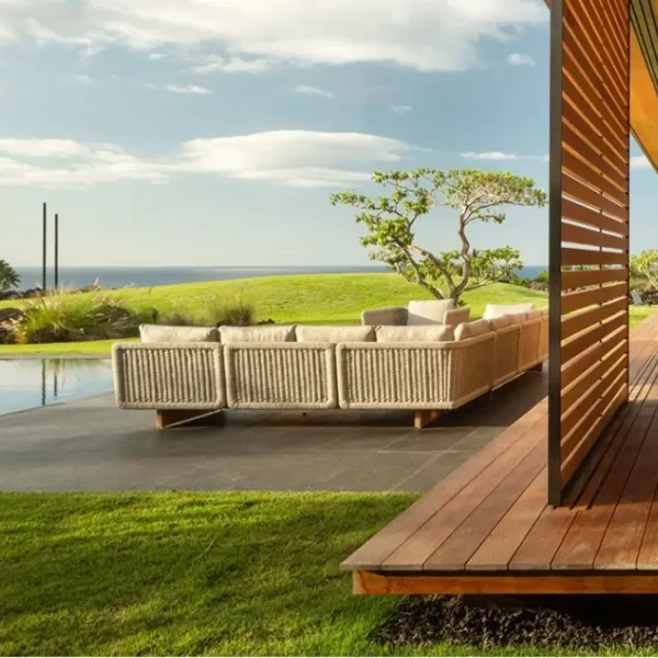 كنب زاوية للجلسات الخارجية