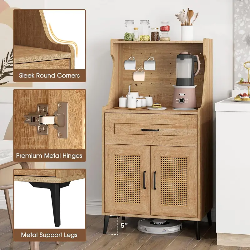 كورنر كوفي خشبي عملي 