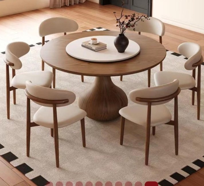 8888205 طاولة طعام دائرية مميزة مع الكراسي - الصورة 1