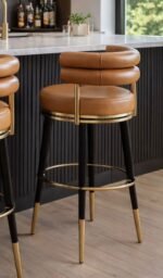 كرسي بار دوار 360 درجة مودرن