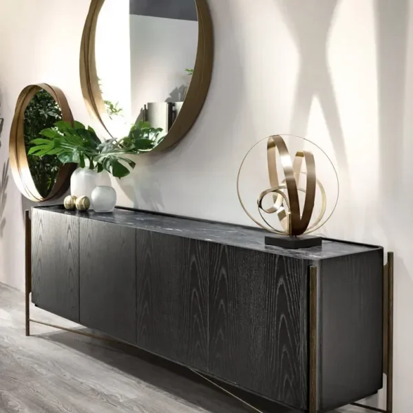 بوفيه خشب بتصميم عصري فاخر