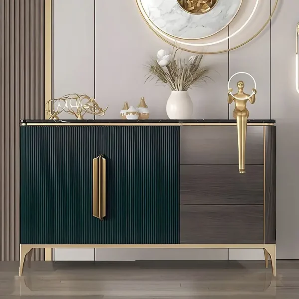 طاولة بوفيه عصرية بارفف قابلة للتعديل