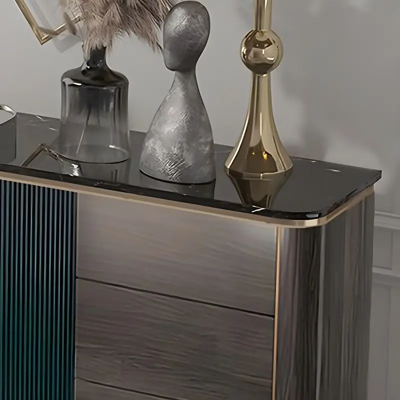 طاولة بوفيه عصرية بارفف قابلة للتعديل