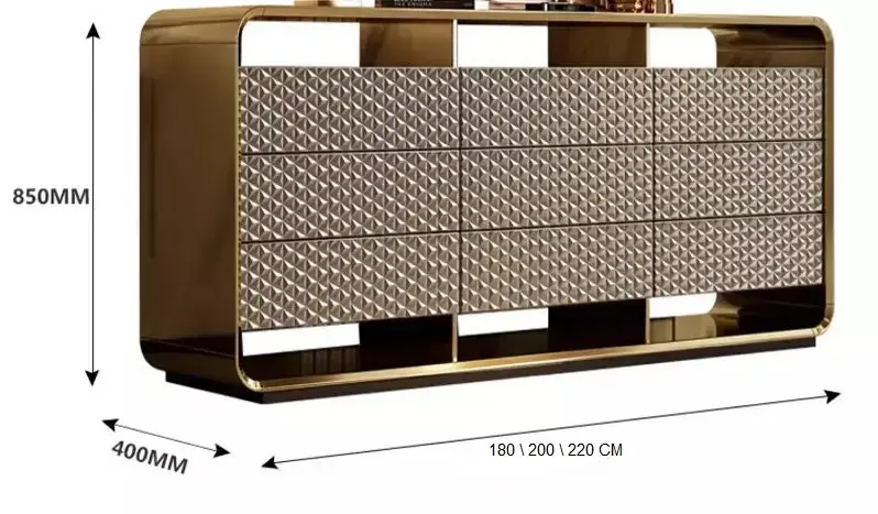 بوفيه لغرفه الطعام بتصميم ملكي