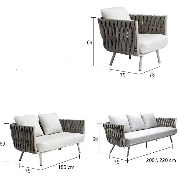 جلسات خارجية مع طاولة للحديقة