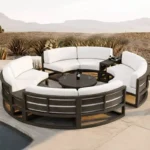 جلسة خارجية دائرية مودرن