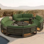 جلسة خارجية دائرية مودرن