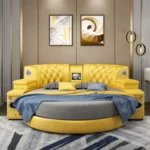 سرير دائري انيق بمميزات متعددة