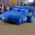 سرير غرفة نوم دائري بتصميم حديث