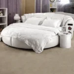 سرير غرفة نوم دائري بتصميم حديث
