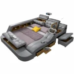 سرير بتصميم متعدد المزايا الفاخرة