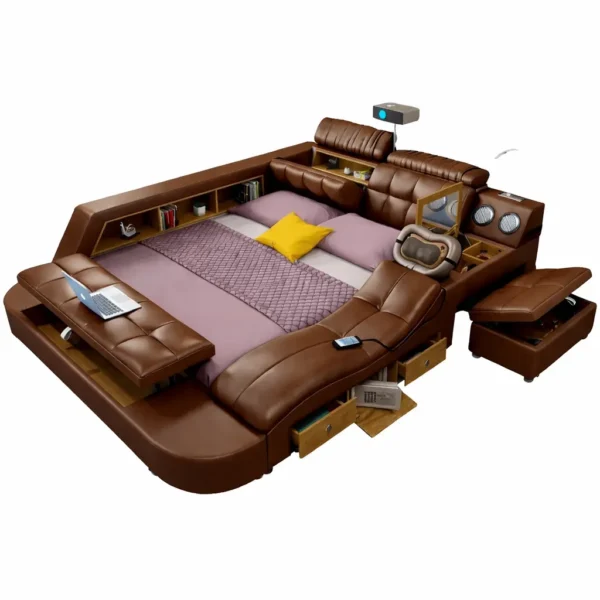سرير بتصميم متعدد المزايا الفاخرة