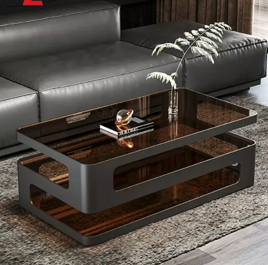 طاولات زجاج ام خشب