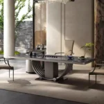 طاولة طعام فاخرة بتصميم ذكي