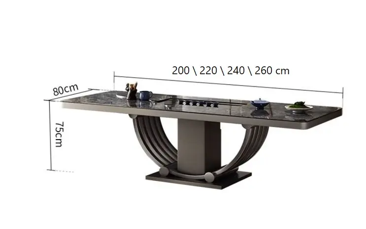 طاولة طعام فاخرة بتصميم ذكي 