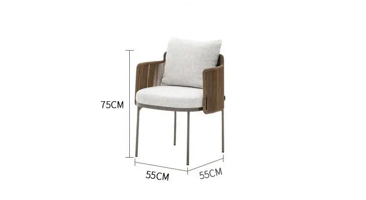 طاولة طعام مع كراسي للحديقة 