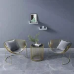 كرسي مفرد معدن بتصميم أنيق