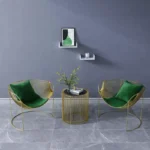 كرسي مفرد معدن بتصميم أنيق