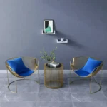 كرسي مفرد معدن بتصميم أنيق