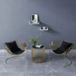 كرسي مفرد معدن بتصميم أنيق