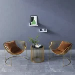 كرسي مفرد معدن بتصميم أنيق