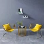 كرسي مفرد معدن بتصميم أنيق