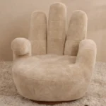 كرسي مفرد علي شكل يد