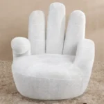 كرسي مفرد علي شكل يد